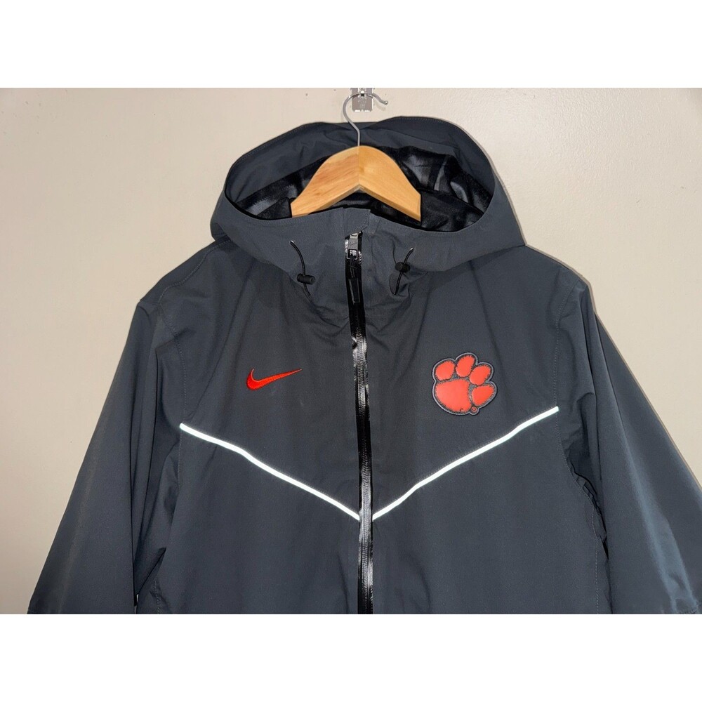 Mens M Nike Clemson Tigers Storm-Fit Team Issued PE Rain Windbreaker Jacket NCAA - Picture 4 of 9